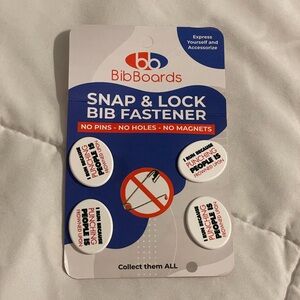 Brand New BibBoards Pinless Bib Fastener